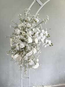 Decoración Floral de Paniculata Blanca para Eventos de Boda, Fondo para Propuesta de Matrimonio, Flores Artificiales, Arco de Flores Colgante de Pared - Product Image 4