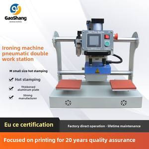 Nouvelle presse pneumatique à plat pour marquage thermique, petite machine de transfert de chaleur pour étiquettes de col et impression de vêtements, imprimante à plat - Product Image 2