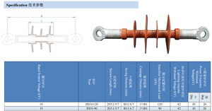 Samengestelde Spanningsisolator Voor Bliksembeveiliging En Aarding - Product Image 2