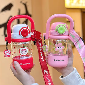 Botella de agua Tritan Supre Fans para niños con pajita y correa para uso en maternidad y posparto - Product Image 3