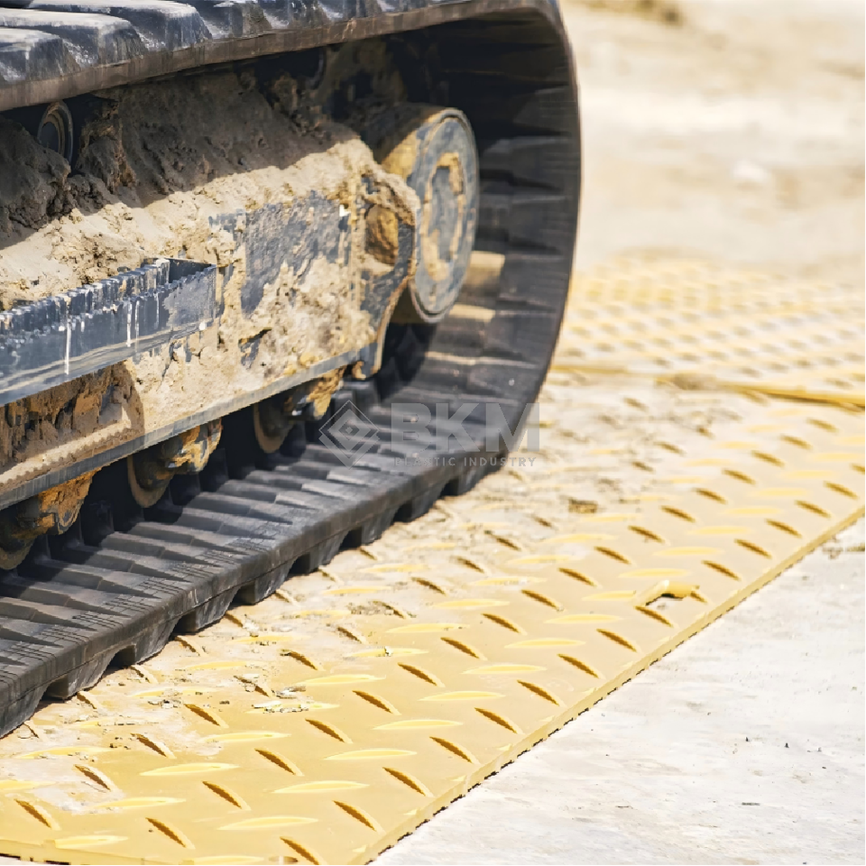 UHMW PE Plastic Sheet Bog Mats Temporary Road Access Ground Protection ...