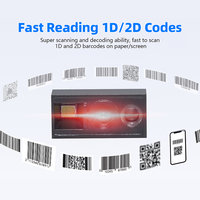 Lecteur de code QR à montage fixe 2D YHD-M807D, module de scanner de code-barres intégré, pour contrôle d'accès, logistique, ligne d'assemblage en usine