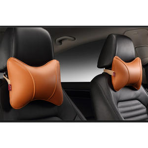 Coussin de nuque pour appuie-tête de voiture, coussin de siège universel toutes saisons pour intérieur de voiture, coussin cervical pour voiture, coussin de voiture en cuir PU Denny - Product Image 4