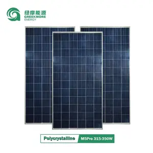 ألواح ذات أسعار مخفضة M5Pro ألواح طاقة شمسية متجددة متعددة البللورات من السيليكون الكريستالي لنظام الطاقة الشمسية بقدرة 315-350 وات