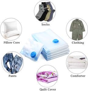 Reusable <b>Vacuum</b> Storage <b>Bag</b> for Clothing Bedding Shoes with Electric Pump Compression for Travel - Product Image 3