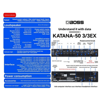 Акустическая система BOSS Roland KATANA-50 Gen3ex для электрогитары и бас-гитары