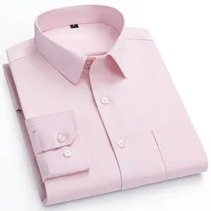 Novedad <span class=keywords><strong>de</strong></span> Verano, <span class=keywords><strong>Camisas</strong></span> Transpirables, Casuales y Elegantes, Talla Grande 7XL, Delgadas, Elásticas, <span class=keywords><strong>de</strong></span> Manga Larga para <span class=keywords><strong>Hombre</strong></span>, <span class=keywords><strong>de</strong></span> Color Sólido, Ropa <span class=keywords><strong>de</strong></span> Oficina - Product Image 5