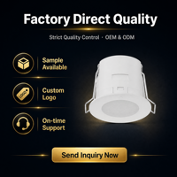Detector de Presencia 2 en 1 KNX PIR + Radar FMCW de Doble Tecnología de 24GHz, 30V CC, Montaje en Techo para Habitaciones de Hotel