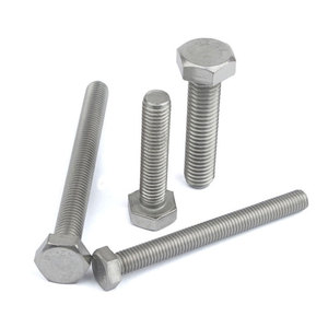 สลักเกลียวหกเหลี่ยม DIN931 ISO4014 เหล็กกล้าคาร์บอนเคลือบดาโครเมต ขนาด M10-M36 เกลียวครึ่งตัว สำหรับยานยนต์ - Product Image 5