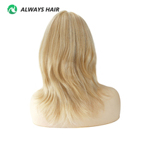 Perruques en cheveux humains vierges européens blonds mélangés de 10 pouces, perruques Lace Front pour femmes, vente en gros pour distributeurs