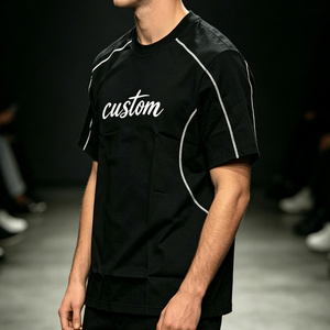 เสื้อยืดโอเวอร์ไซส์แบบเรียบๆ สั่งทำได้ สำหรับผู้ชายและวัยรุ่น ขายส่ง - Product Image 6