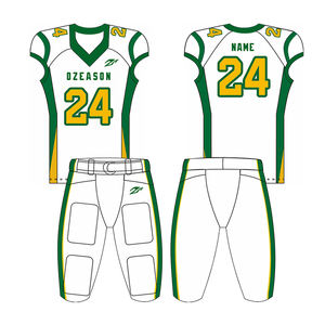 Personalisiertes, individuelles Logo, Sublimationsdruck, grünes College-American-Football-Trikot, hochwertige, modische Jugend-American-Football-Uniform - Product Image 1