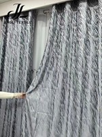 Rideau occultant jacquard isolant personnalisable en polyester tissé haute densité pour entrepreneurs en travaux publics