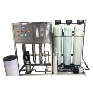 0.5ton Ro Water Treatment Equipment 500LPH RO System Industrial Water Treatment With 2 Rating Glass Steel