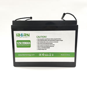 Compact Formaat Bluetooth-Compatibel Lang Werkend 12V 200ah Lifepo4 Lithium-Ionbatterij - Product Image 3