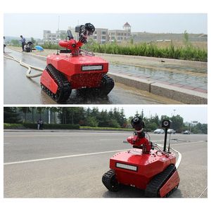 Wireless Remote Control Intelligent Firefighting Robot Aluminum Alloy Portable For Class A And B <b>Fires</b> - Product Image 4