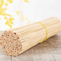 Brochettes de barbecue jetables en bambou écologiques naturelles 20cm*3.0mm, antiadhésives et traitées antiseptiquement