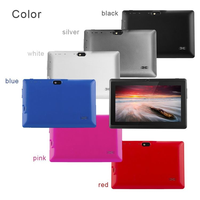 Tablet Android 4.4 Mini Colorida Q88 de 7 Pulgadas a Bajo Precio, 1G 8GB