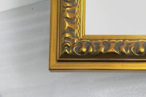 Cadre photo <span class=keywords><strong>PS</strong></span> élégant en or pour décoration de maison et de bureau en matière plastique avec art de forêt d'automne remplaçable et photos personnelles - Product Image 6