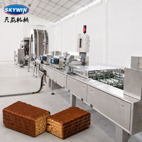 Ligne de production de gaufrettes, four à gaufrettes automatique, autres machines à snacks, nouvelle idée de produit de boulangerie, prix d'usine