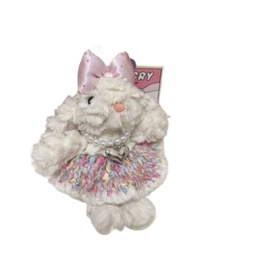 Lindo <span class=keywords><strong>Peluche</strong></span> <span class=keywords><strong>de</strong></span> Conejo con Orejas Caídas, Relleno <span class=keywords><strong>de</strong></span> Algodón PP, Llavero Colgante, Regalo para Mejores Amigas, 15 cm - Product Image 5