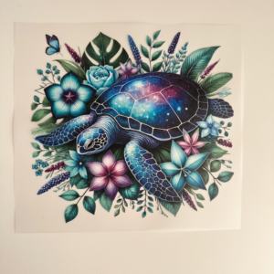Transferts DTF en gros de 10 pouces, motif tortue de mer anime, transferts thermiques PET pour t-shirts, lavables et durables, sérigraphie - Product Image 2
