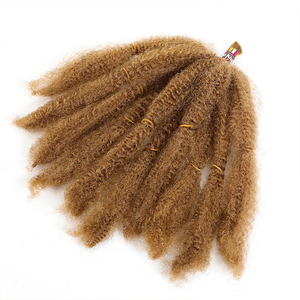 24 pulgadas <span class=keywords><strong>Kanekalon</strong></span> Marley trenza fibra Premium Afro rizado a granel de <span class=keywords><strong>pelo</strong></span> sintético - Product Image 4