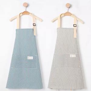 Tabliers en denim blanc pour homme et femme, pour la cuisine, la cuisine, le jardinage, en vente - Product Image 1