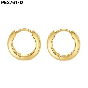 Pendientes de Aro de Moda 5*14, Modelo PE2761 para Mujer, Joyería de Alta Calidad - Product Image 2