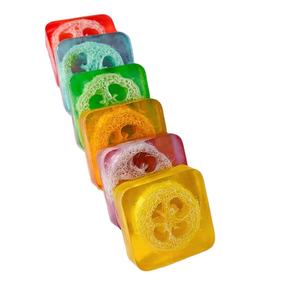 Jabón <span class=keywords><strong>casero</strong></span> de marca privada, jabón blanqueador de lujo, vaso Kójico, jabón de Aloe, aceite esencial de limón, <span class=keywords><strong>lavanda</strong></span>, loofah, novedad de 2022 - Product Image 2