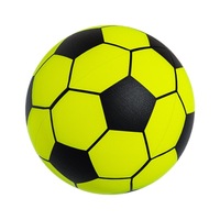 Ballon de football silencieux en gros, taille 5, ballon de football en mousse souple recouvert de tissu pour entraînement en intérieur, ballon d'intérieur sans air
