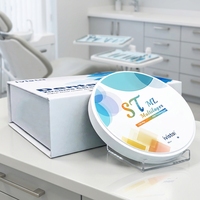 Disque en zircone IVISTA ST-ML de haute qualité, 1200 MPa, multicouche, pré-ombré, bloc de zircone, consommables de laboratoire dentaire CAD-CAM