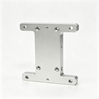 Support de connexion d'équipement en aluminium usiné CNC sur mesure OEM, cadre de support de positionnement perforé de type T, devis rapide