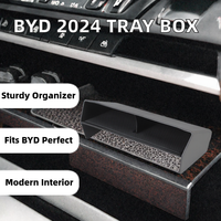 Boîte de rangement/organisateur de tableau de bord en ABS moderne pour BYD Song PLUS DM-i EV / Seal U / Sealion 6 2024