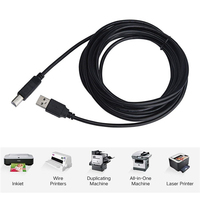 Câble d'extension USB 2.0 Type A mâle vers B mâle pour ordinateur/imprimante