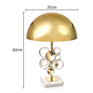 Postmodern Creative Desk Lamp Color Crystal Ball Light Luxury Living Room Bedroom Model Children's Room Decorative Lamp - Product Image 6
