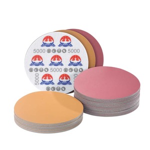 Werkseitig angepasste 3m Trizact Hookit 3000 Grit Hakens ch laufen scheiben Feines Siliziumkarbidschaum-Schleif scheiben Poliers chleif papier - Product Image 3