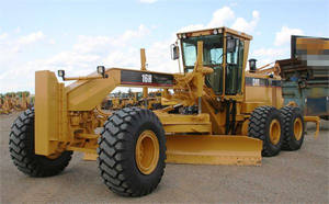 Niveleuse Caterpillar 16H d'origine, niveleuse d'occasion bon marché USA Cat 16H à bas prix à Shanghai - Product Image 4