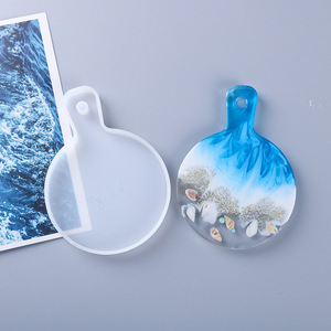 Stampo per Torte in Silicone Monouso Ecologico Non Tossico, Vassoio Rettangolare per Servire in Resina Epossidica, Tagliere con Manico Personalizzabile per Casa - Product Image 5
