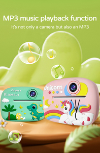 กล้องดิจิตอลสำหรับเด็ก Search Sourcingark FHD 1080P พิมพ์ภาพทันทีด้วยกระดาษความร้อน ไม่ต้องใช้หมึก เลนส์คู่ สำหรับเด็กเล็ก รุ่น D1B - Product Image 6