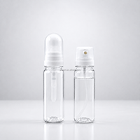 Kaleng Aerosol PET 90ml untuk Kosmetik, Silinder Cetak UV dengan Katup, Semprotan Halus untuk Tabir Surya, Kaleng Kosong untuk Pengisian Gas, Anti Bocor
