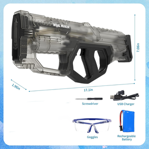 Elektrische Waterpistool Automatische Kid Waterpistool Speelgoed Waterdicht 33ft Schietbaan Batterij Aangedreven Spuitpistool - Product Image 4