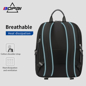 Bopai-notebook informal con logotipo personalizado para <span class=keywords><strong>mujer</strong></span>, <span class=keywords><strong>mochila</strong></span> a la moda, ligera, antirrobo, para ordenador <span class=keywords><strong>portátil</strong></span> de <span class=keywords><strong>14</strong></span> <span class=keywords><strong>pulgadas</strong></span> - Product Image 3