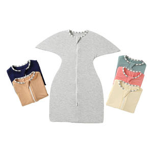 <span class=keywords><strong>Saco</strong></span> de Dormir Envolvente de Bambú <span class=keywords><strong>Personalizado</strong></span> para Recién Nacidos con Brazos Descubiertos, Anti-Sobresalto, Envoltura para Bebés para Calmar, Ligero para Primavera y Verano - Product Image 2