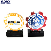 Trophée personnalisé en acrylique ELOR, petite taille, pour concours de robots étudiants, prix de compétition, protection UV, club de formation, cadeaux pour salons professionnels