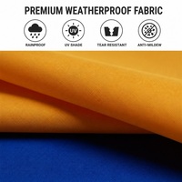 Tissu Oxford 100% nylon enduit PU, imperméable et résistant à l'usure, 420D, pour housses de vélo, housses de machines et housses de piscine