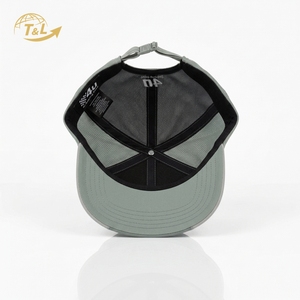 Gorra Trucker Deportiva 4u, Malla Transpirable, Ajustable, Unisex, para Exteriores, Primavera/Verano, 5 Paneles, Gris Verde - Product Image 6