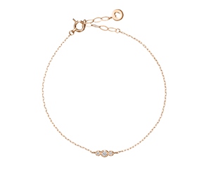 Dreamy Nebula Style Diamond Bracelet With Three Closely Clustered Sparkling Star Stones - Product Image 1