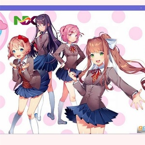 도키 도키 문학 클럽 모니카 코스프레 의상 애니메이션 게임 캐릭터 할로윈 의상 - Product Image 4