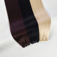 Extensions de cheveux naturels de qualité supérieure, 100 % vierges, en trame, vente en gros, couleur et longueur personnalisées, fournisseur d'usine, trame machine